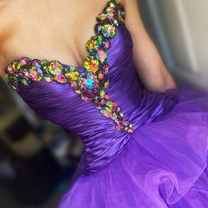 Sherri Hill Dress Hollywood Regency Purple #H25